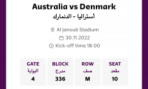 Australia vs Denmark